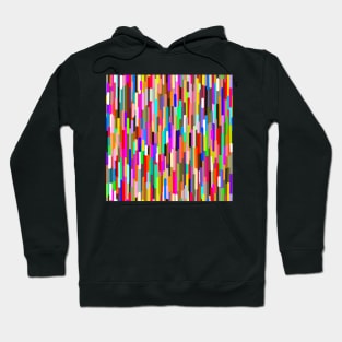 Color Sticks Psychedelic Retro Design Hoodie